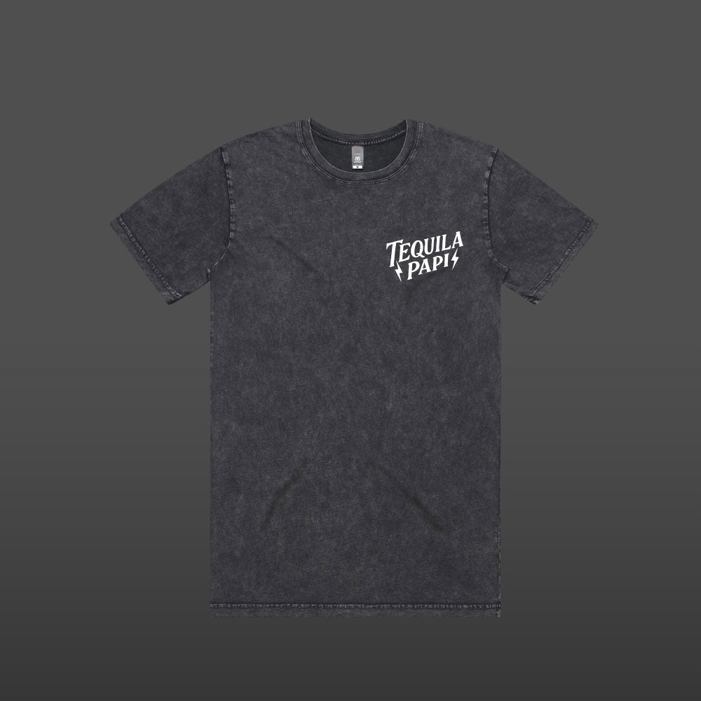 Tequila Papi "Kick Back" Premium T-Shirt - Stonewash